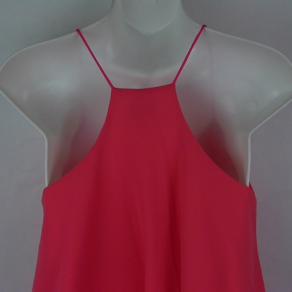 Paper Crane XS Coral Tank Top racer back - Picture 3 of 5